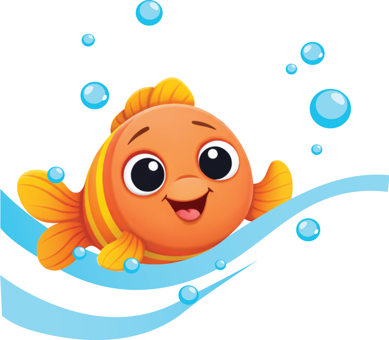 Vitallin Kids Omega-3 fish mascot